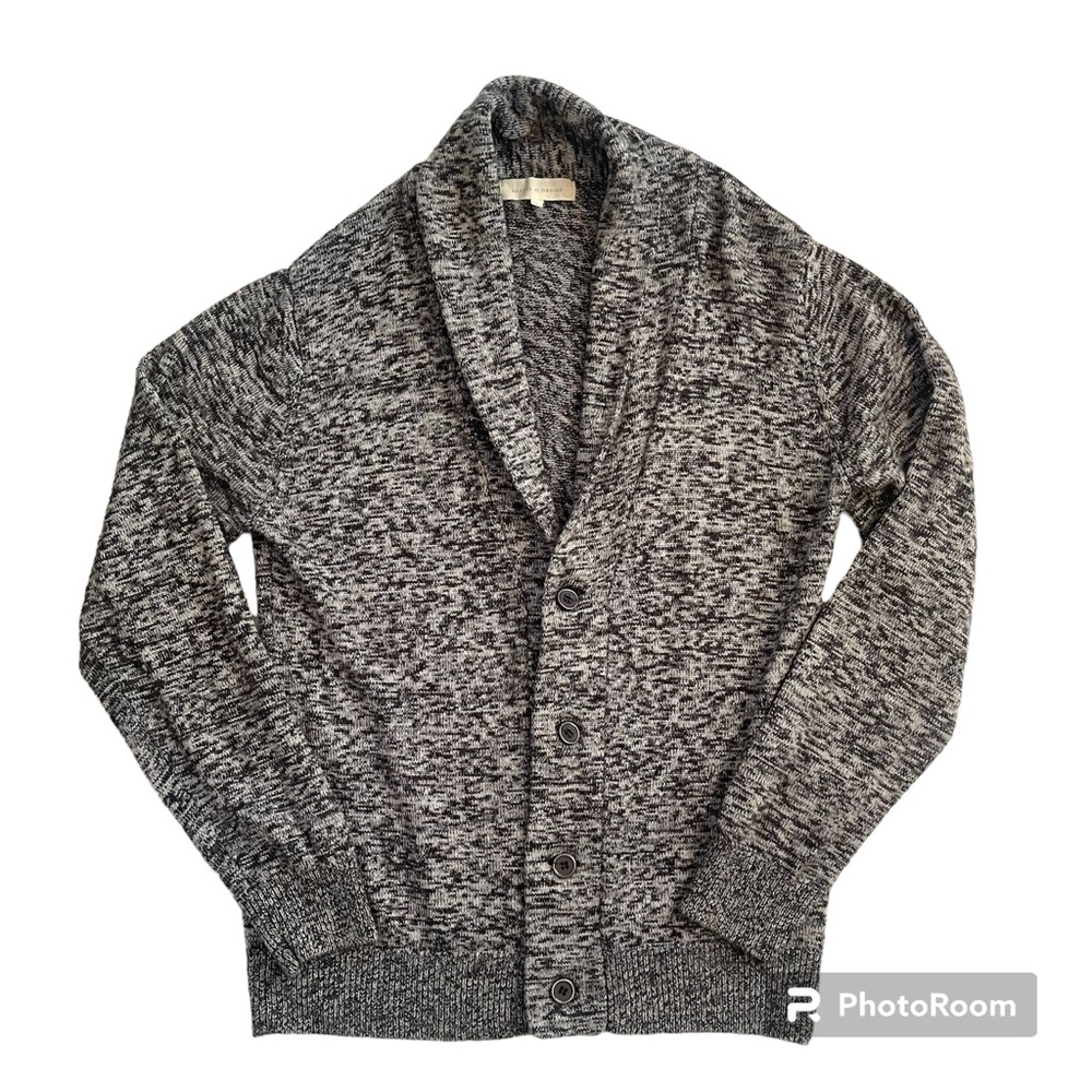 Shades of Greige Button Down Cardigan Sweater Size Large